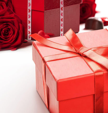 8 Rolls Valentine'S Heart Ribbons - Satin, Red, 3/8IN*110YD, Valentines Curling Wrapping Ribbons in Bulk DIY Craft Supplies Valentines Decorations Gift Ribbon